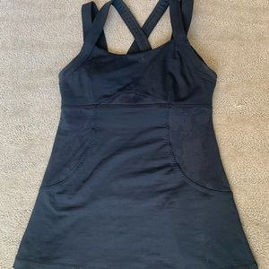 Authentic Black Lululemon Tanktop